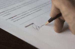 seller pre-signing contract